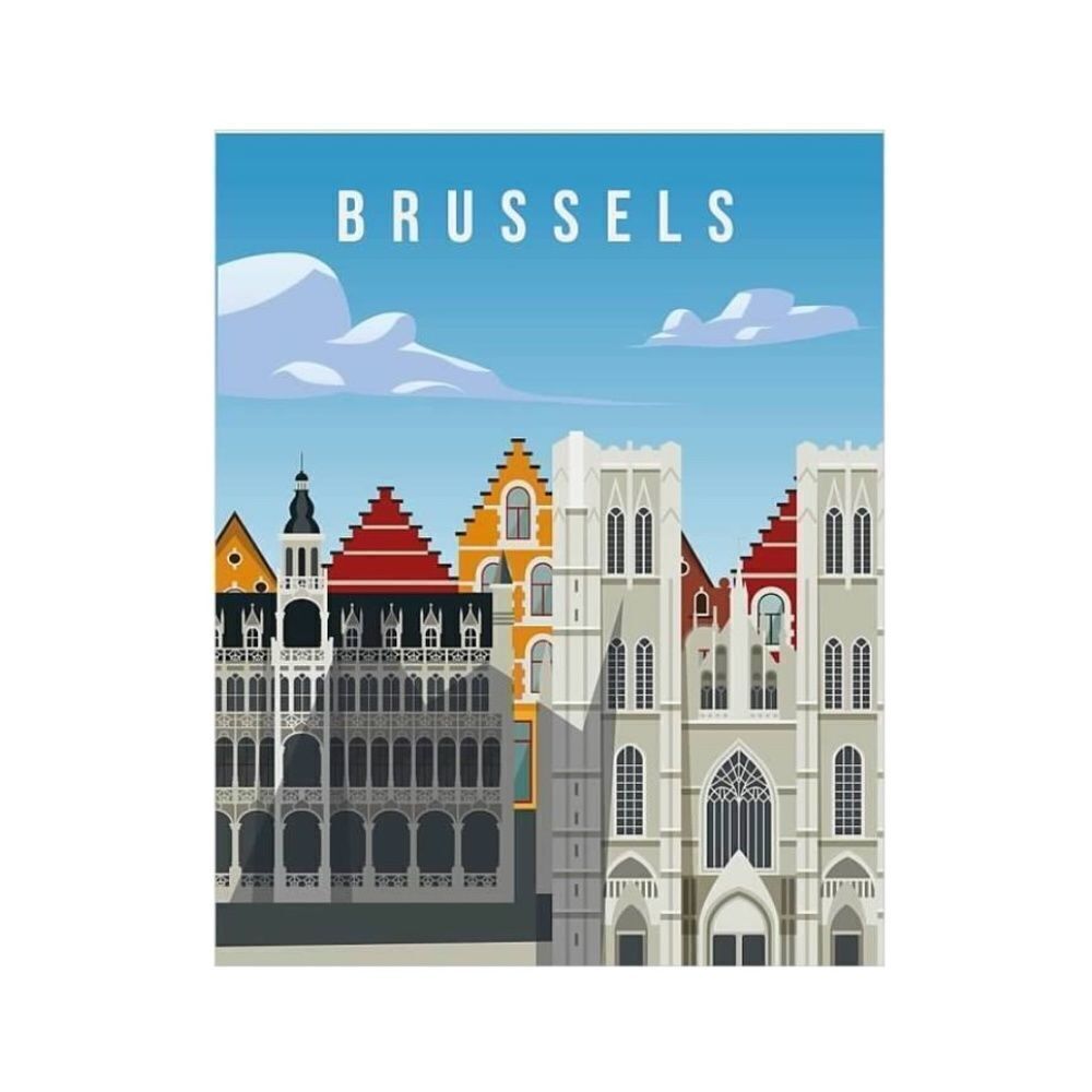 Brussels Belgium Print 